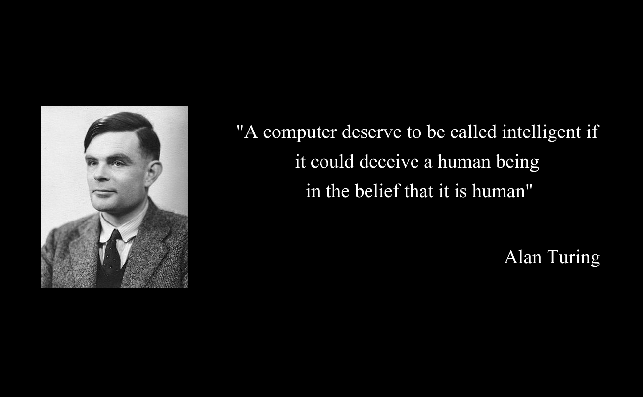 Cita de Alan Turing sobre la inteligencia de las máquinas