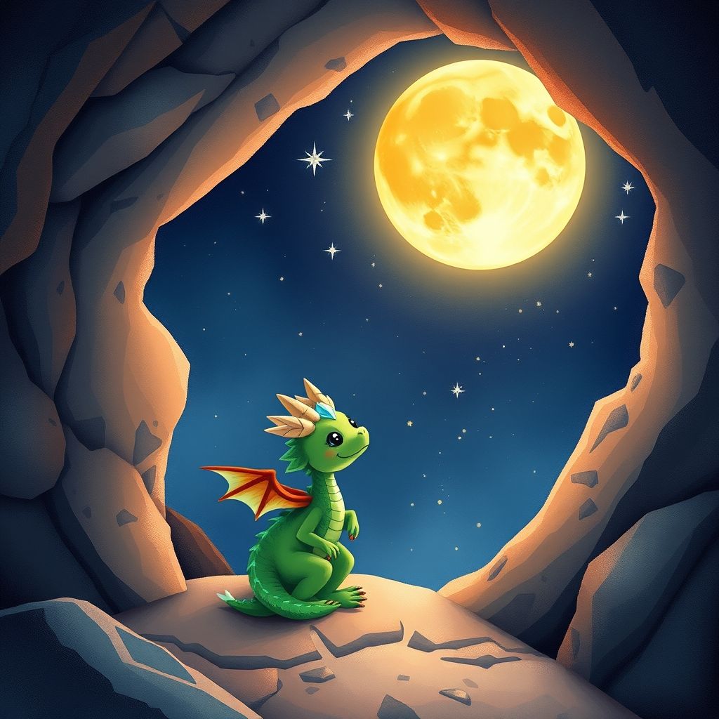 Portada de El pequeño dragón que quería tocar la luna