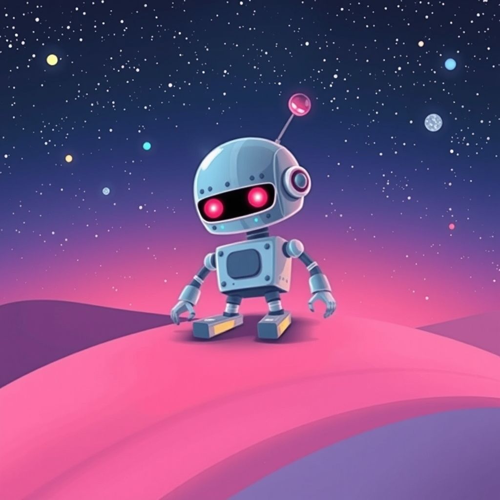 Portada de El pequeño robot que alcanzó las estrellas