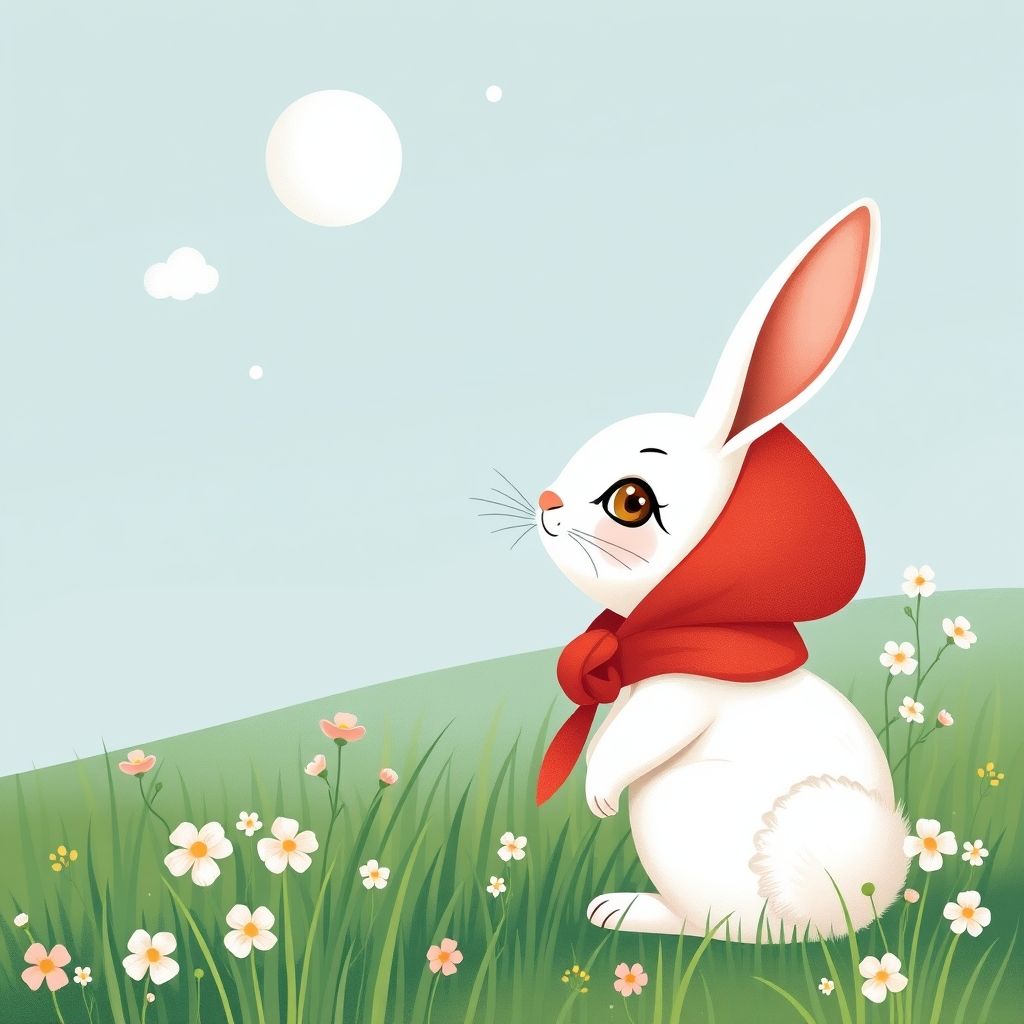 Portada de El conejo de la bufanda y el jardín de las nubes