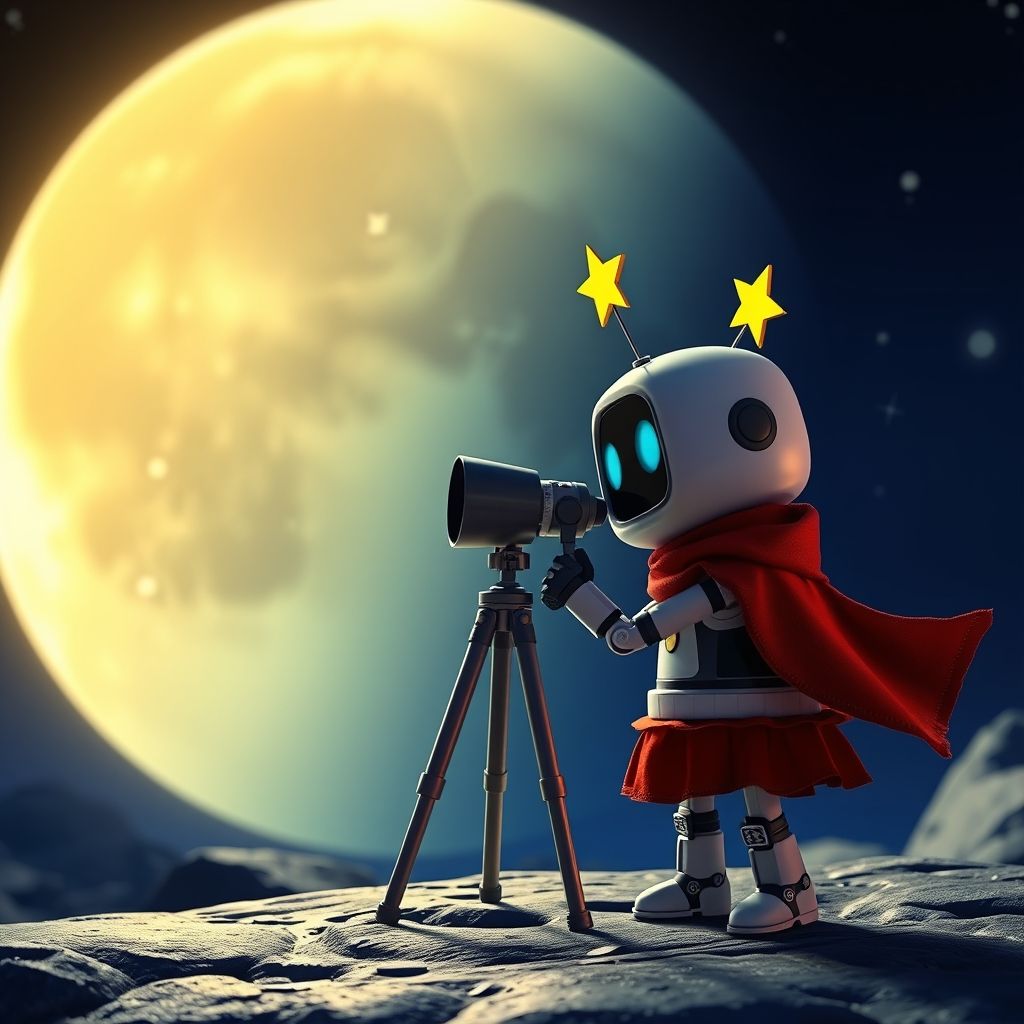 El pequeño robot y la estrella perdida