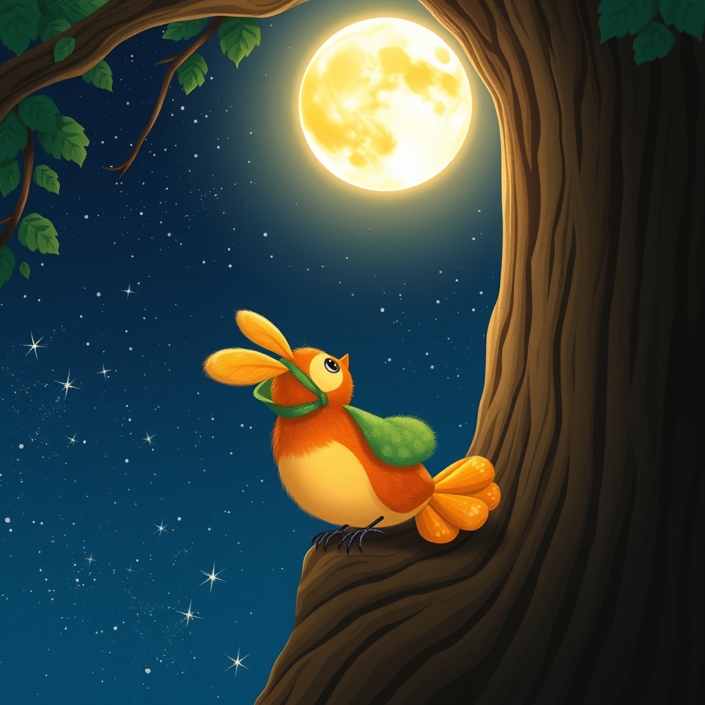 Portada de La pequeña ardilla y su viaje a la Luna