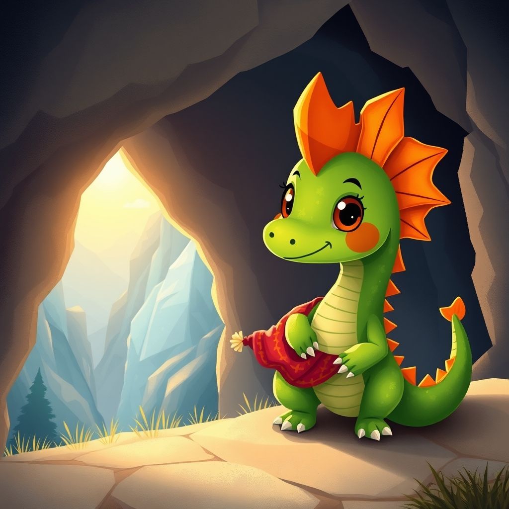 Portada de El pequeño dragón y el bosque de los susurros