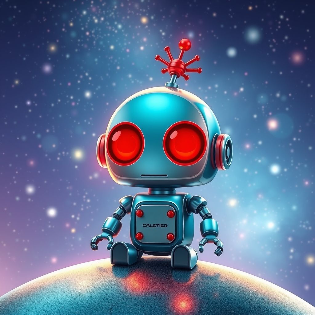 Portada de El pequeño robot que quería tocar una estrella