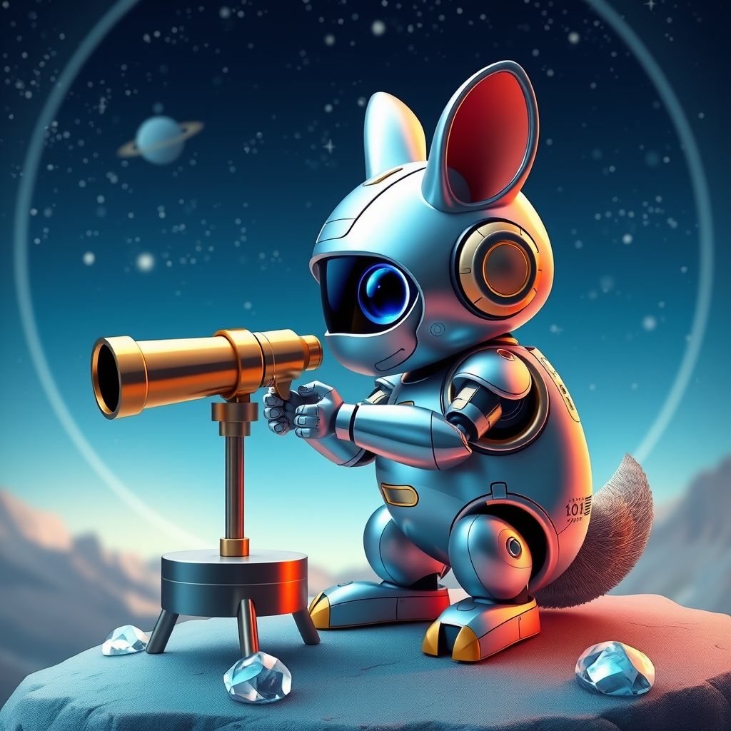 Portada de El pequeño robot y la estrella perdida