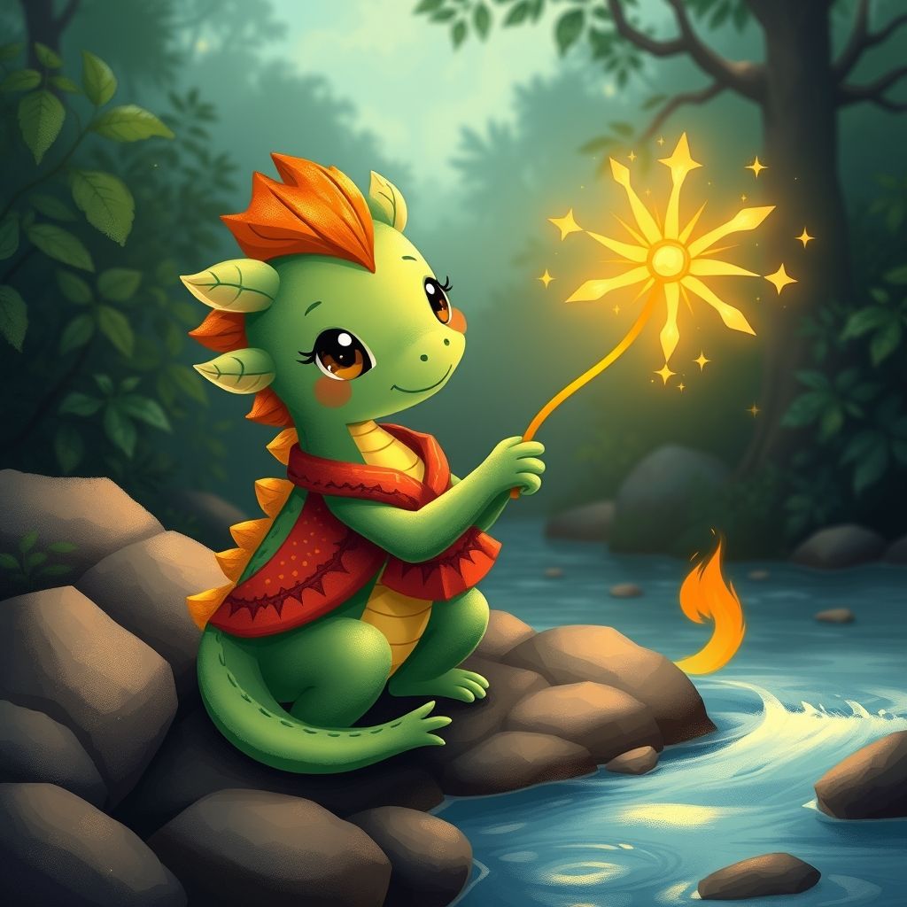 El pequeño dragón y la semilla de cristal