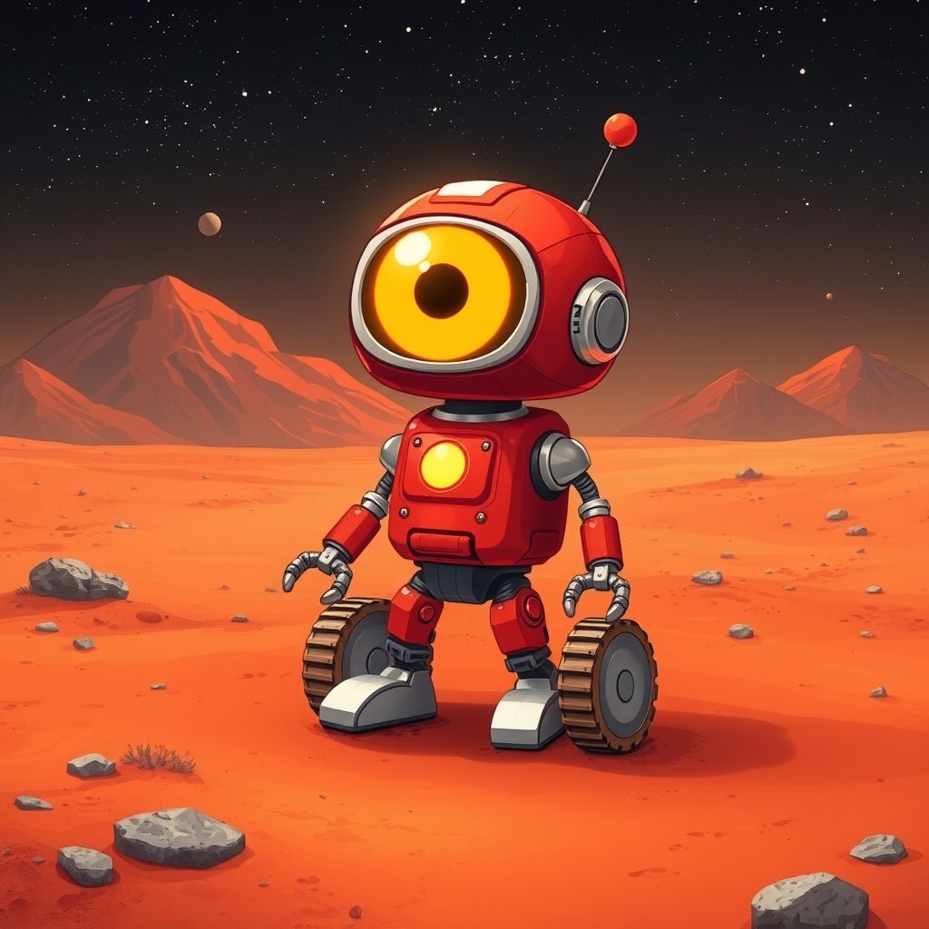 La gran aventura de R-4 en Marte
