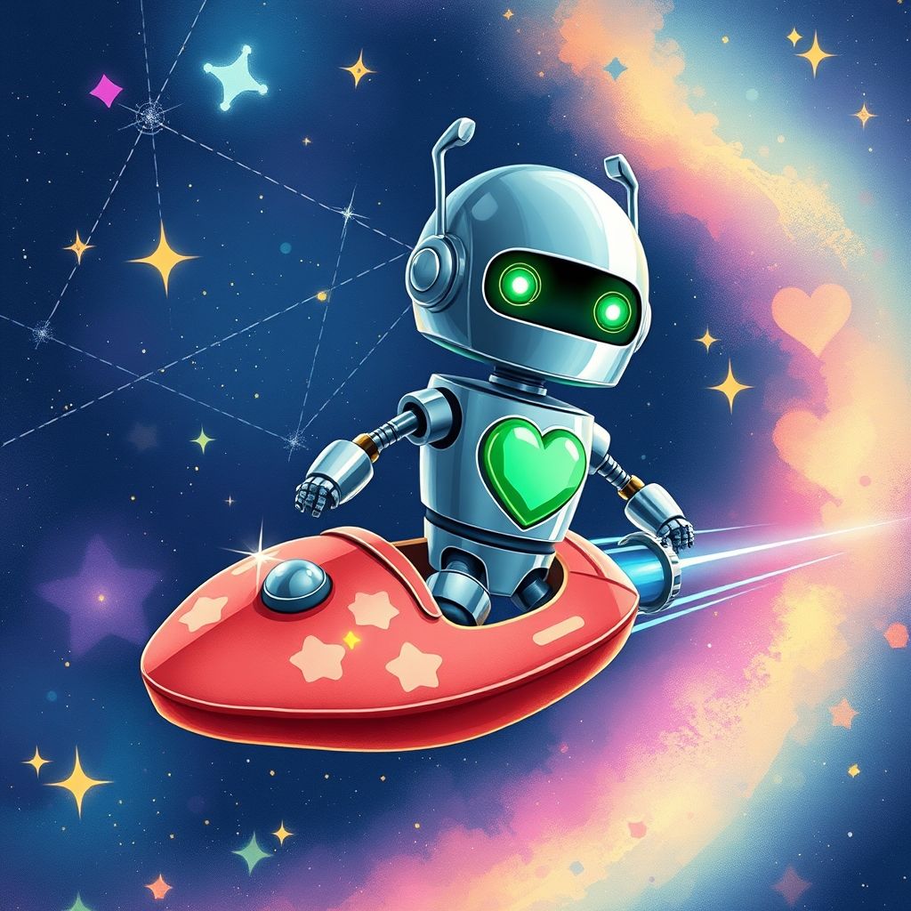 El pequeño robot y el secreto de la Luna