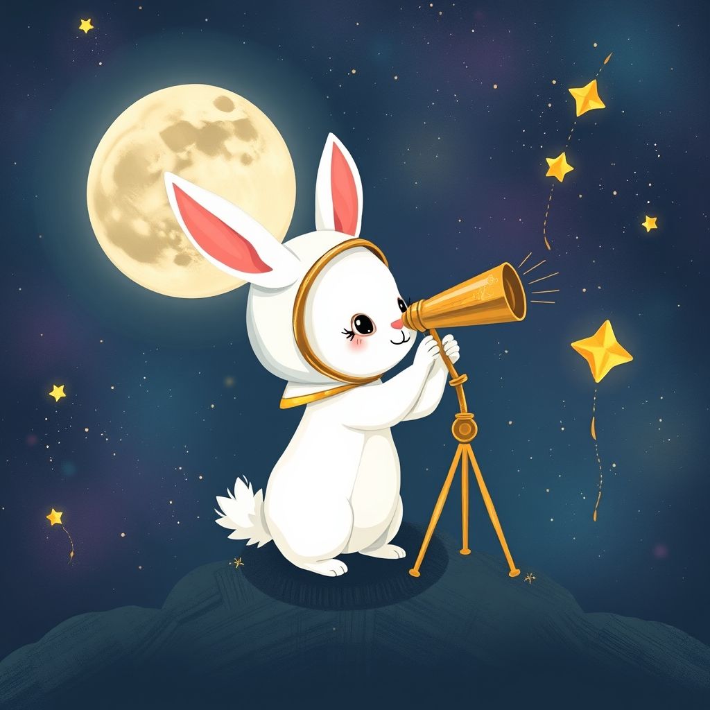 Portada de El conejo espacial y la estrella perdida
