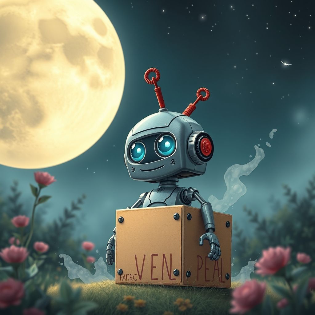 Portada de El pequeño robot y el viaje a las estrellas