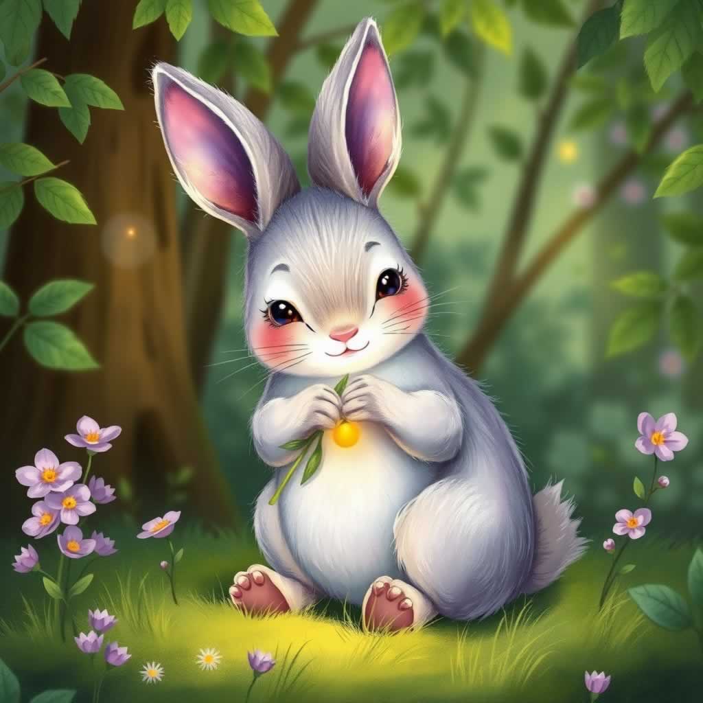 Portada de El viaje del pequeño conejo de lavanda