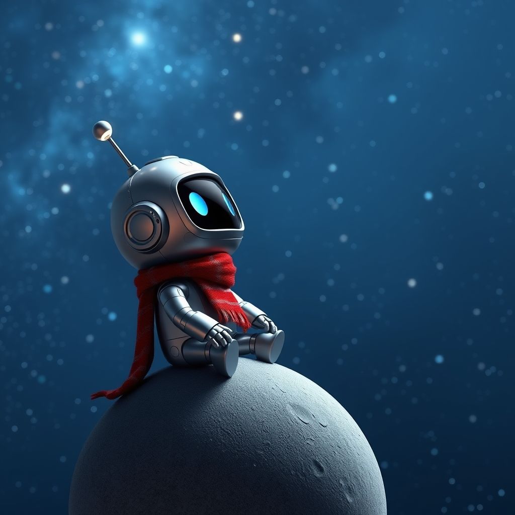 Portada de El pequeño robot que buscaba una estrella