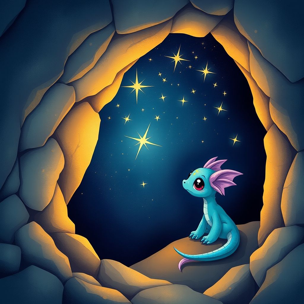 Portada de El pequeño dragón que quería atrapar estrellas