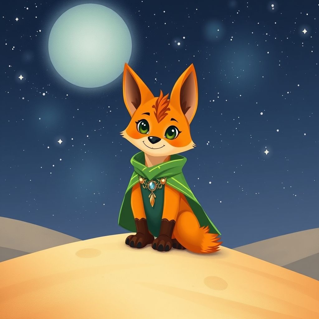 El pequeño zorro que buscó su estrella