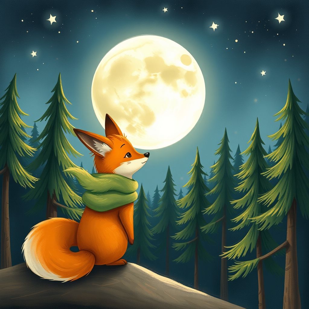 Portada de El zorro que buscaba la luna