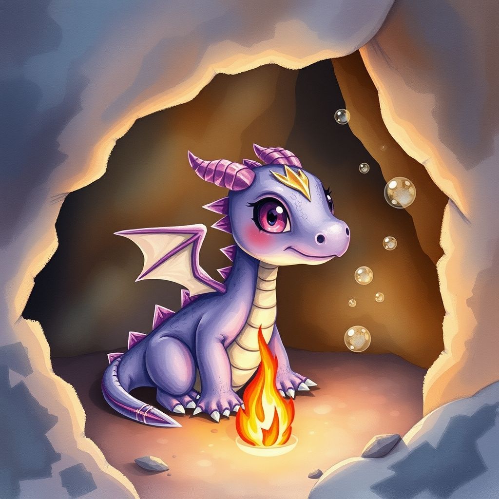 Portada de El pequeño dragón y la chispa perdida