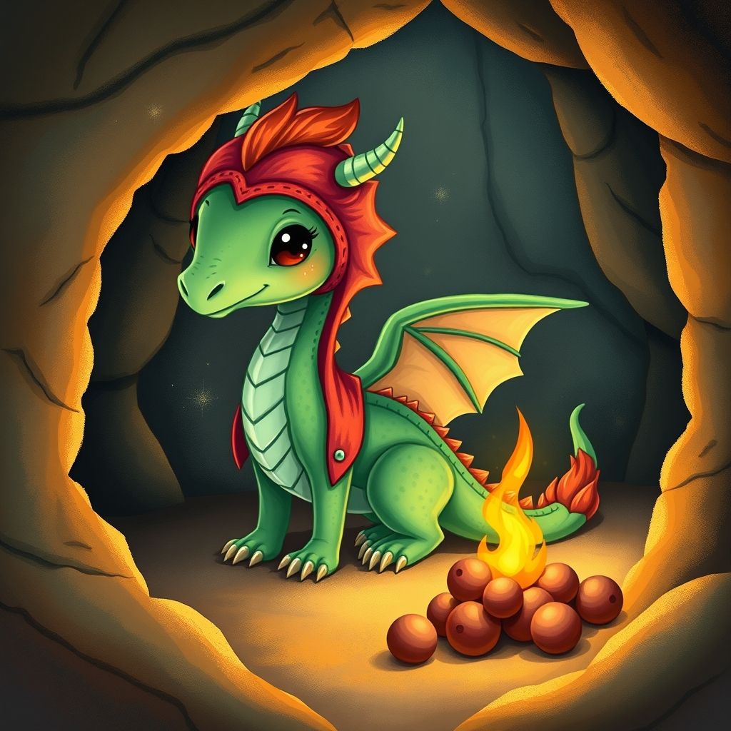 Portada de El pequeño dragón que buscaba el fuego