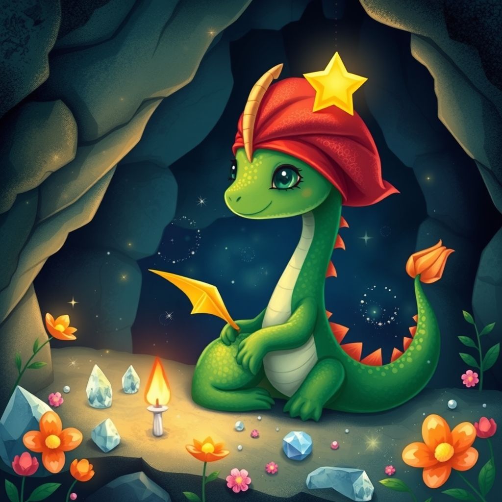 El pequeño dragón y la estrella caída