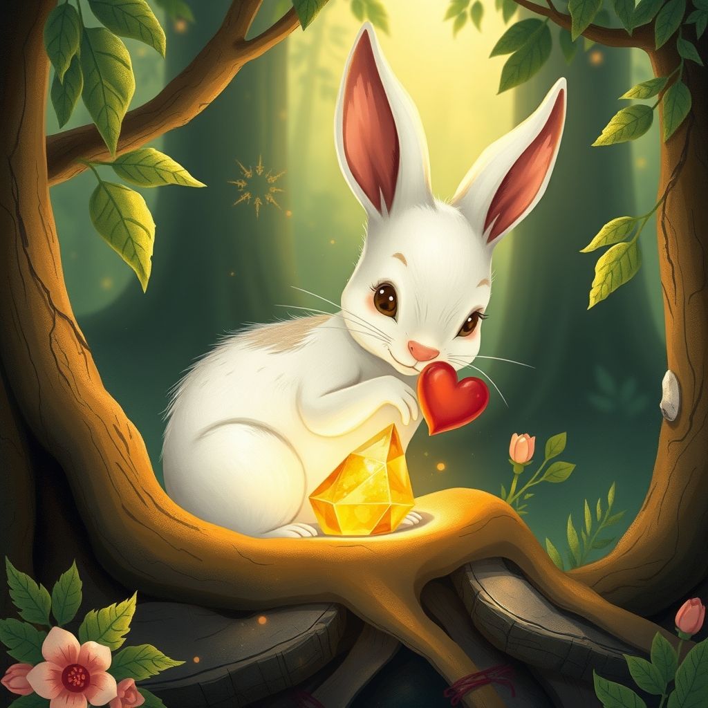 El conejo y la zanahoria de cristal