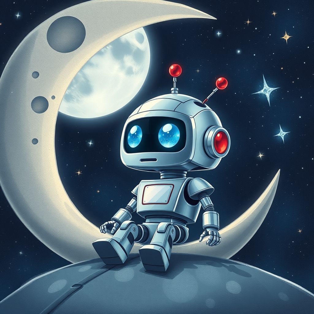 El pequeño robot y la estrella perdida