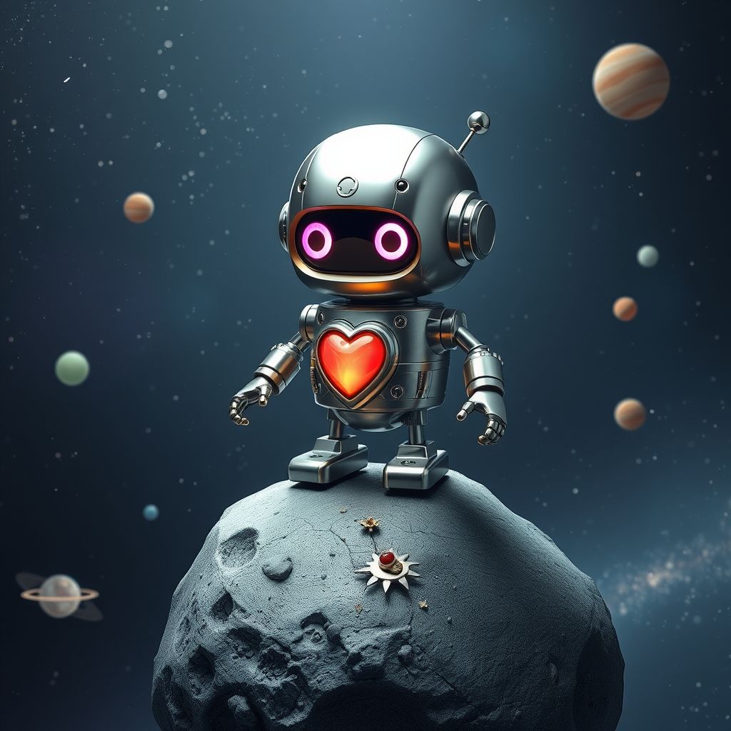 El pequeño robot y la estrella perdida