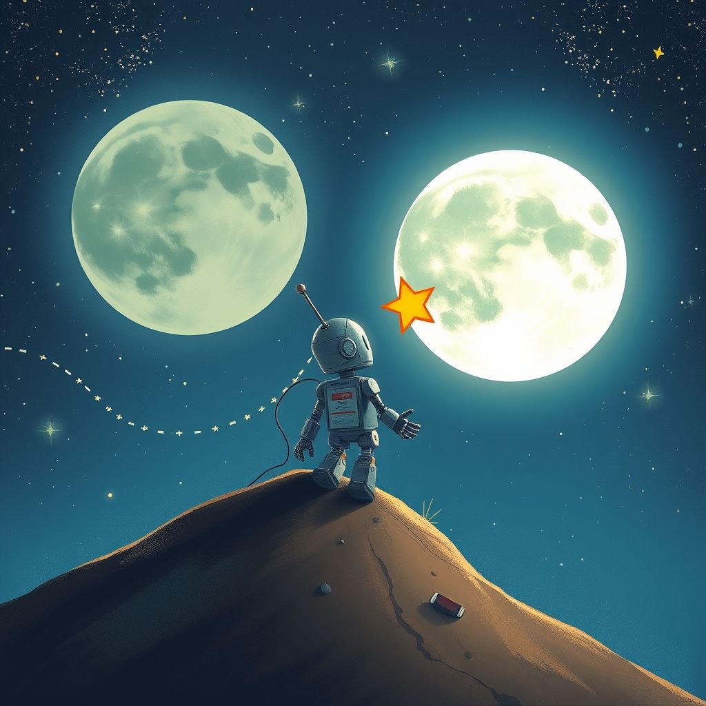 El pequeño robot que quería tocar la luna