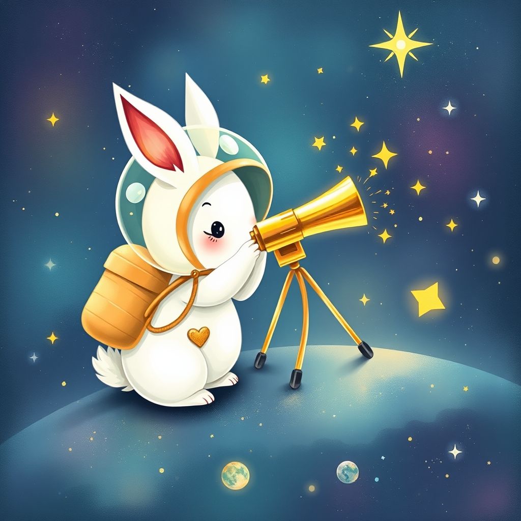 El conejo estelar y el rescate de la luna de queso