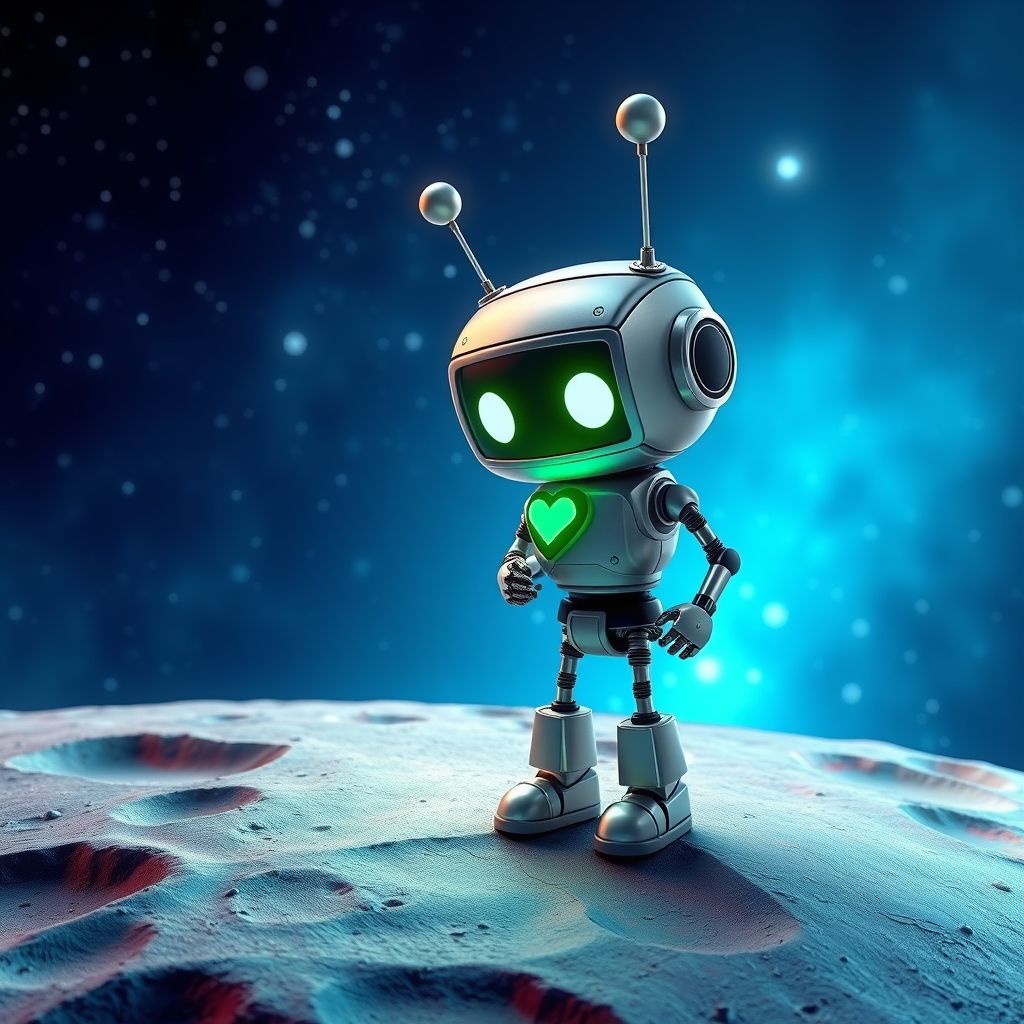 El pequeño robot y la estrella perdida
