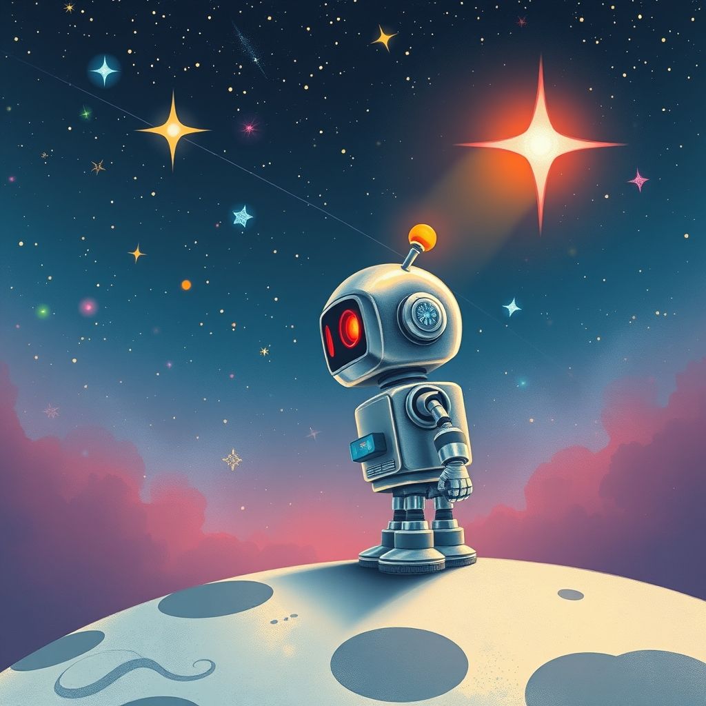 El pequeño robot que buscaba una estrella