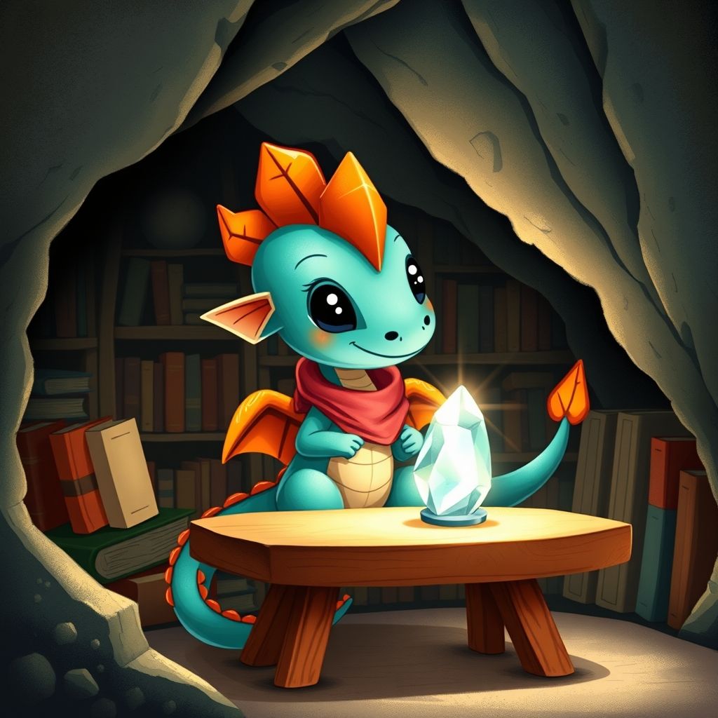 El pequeño Draco y el cristal de luz