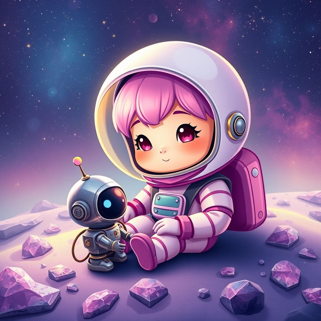 Lila y el robot de las estrellas