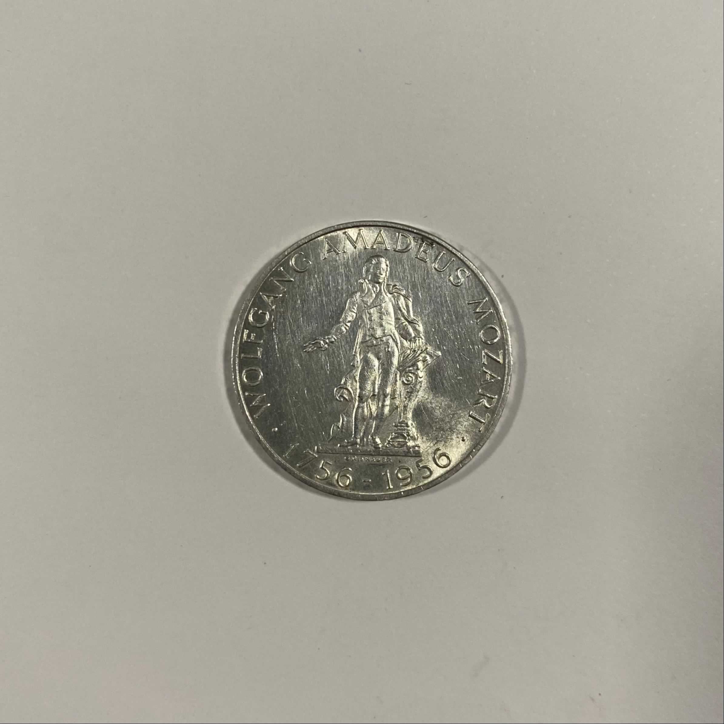 Reverso de 25 Schilling, 1956
