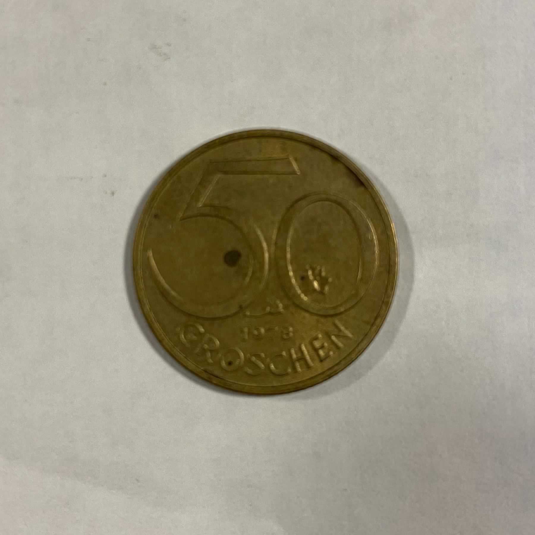 Anverso de 50 Groschen, 1978