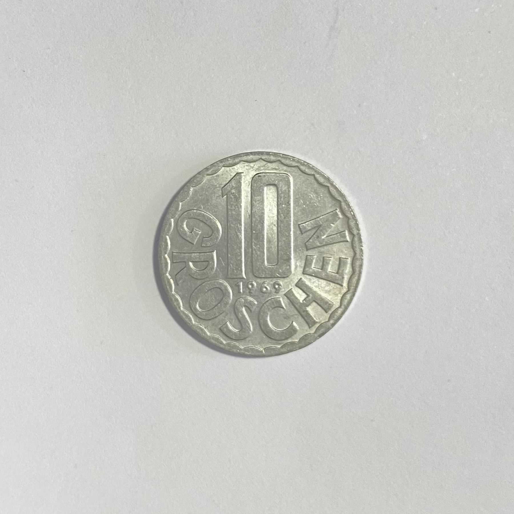 Anverso de 10 Groschen, 1969