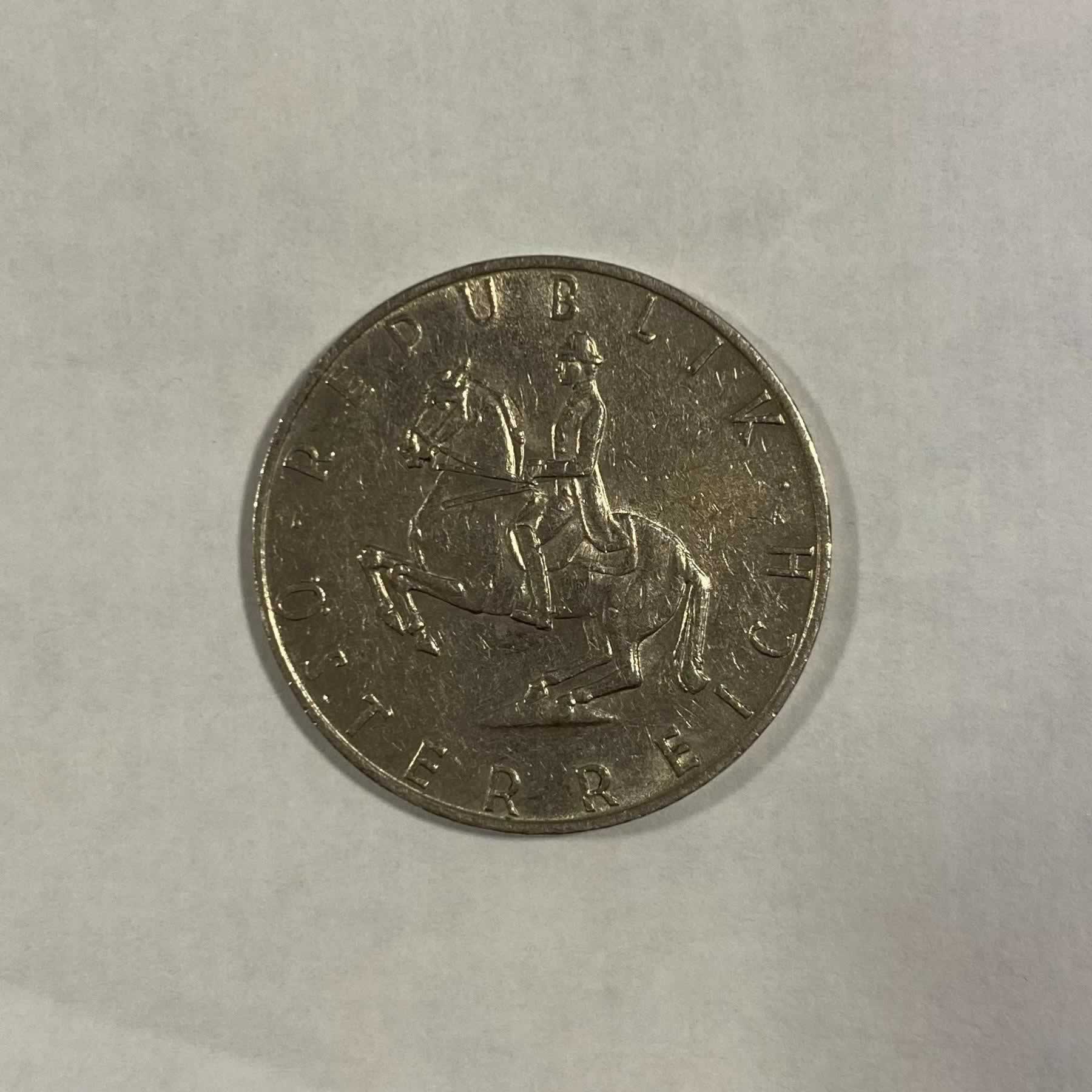 Reverso de 5 Schilling, 1979