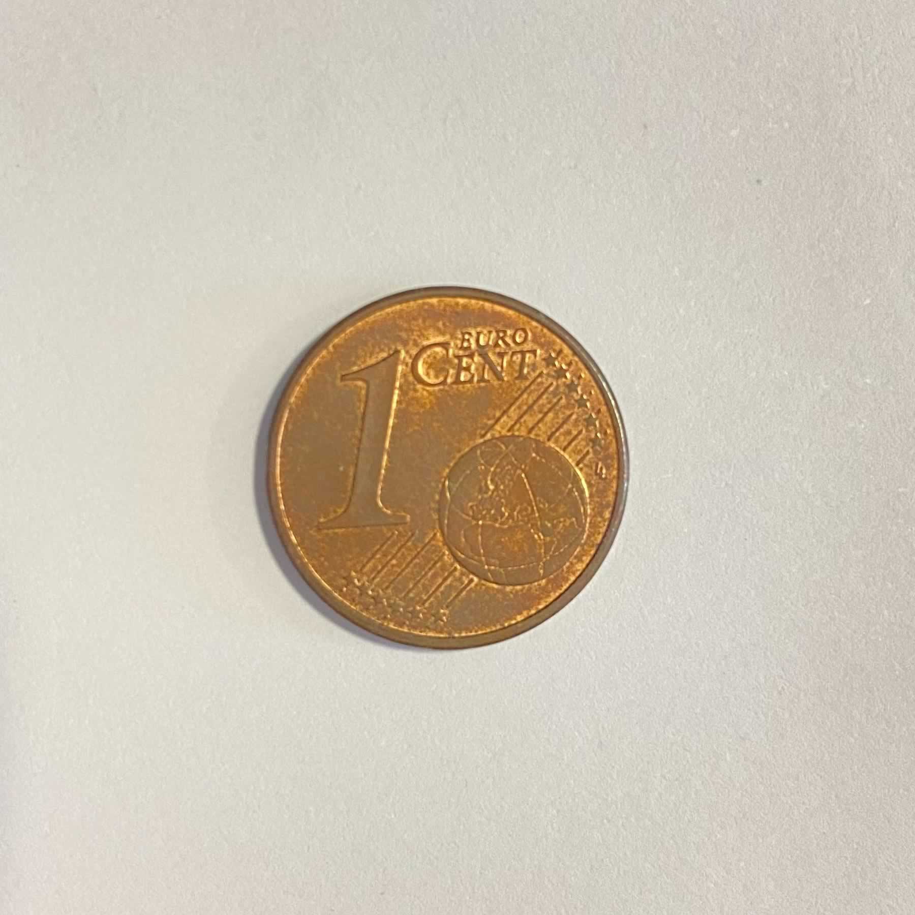 Anverso de 1 Céntimo de Euro, 2013