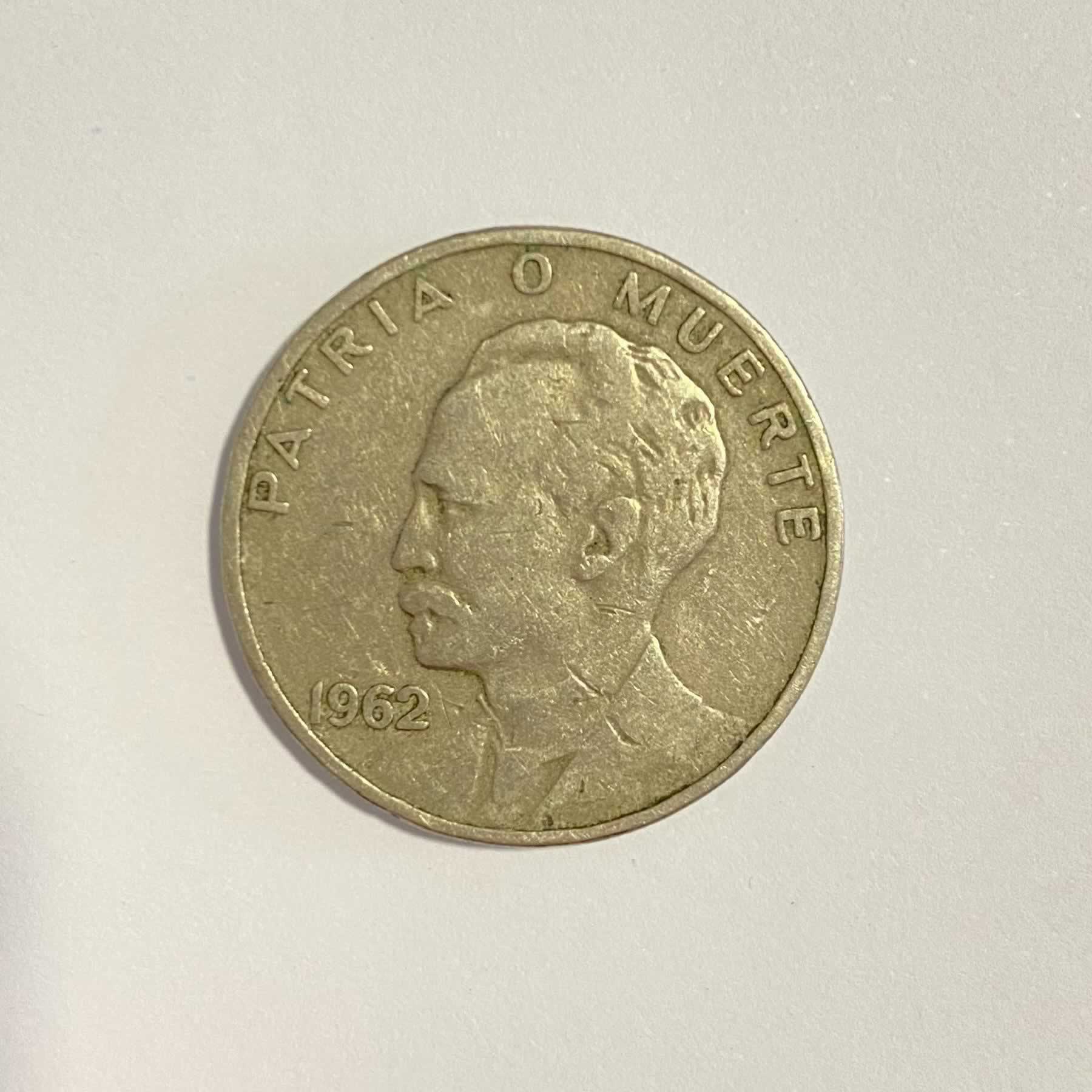 Reverso de 20 Centavos, 1962