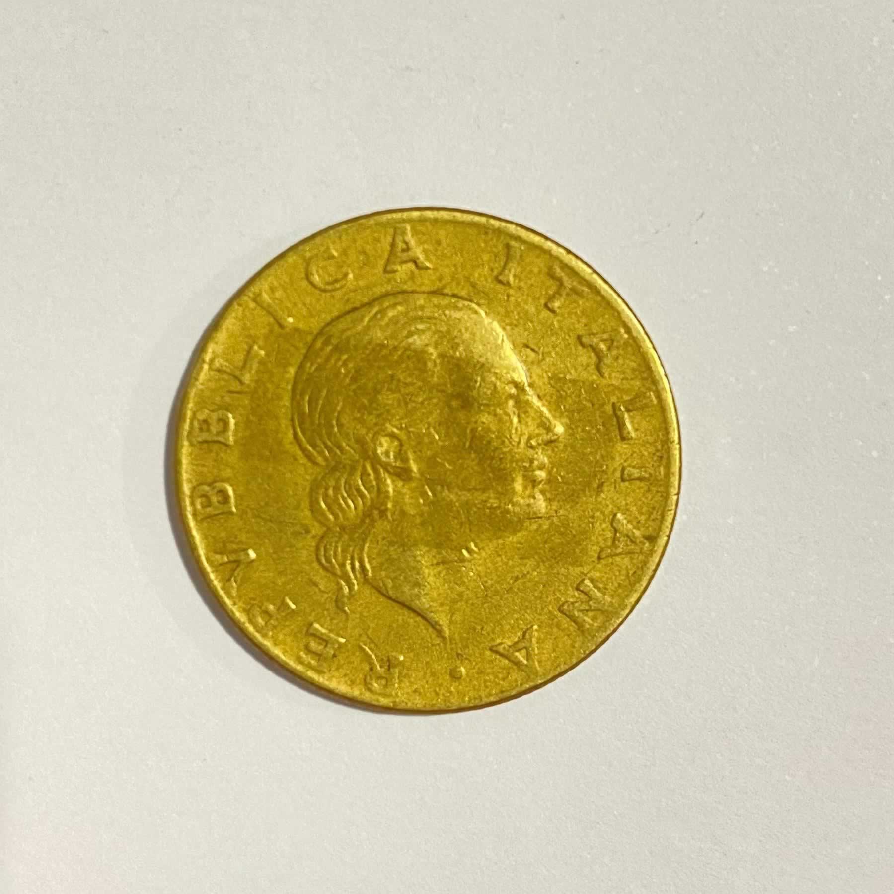 Reverso de 200 Liras, 1979