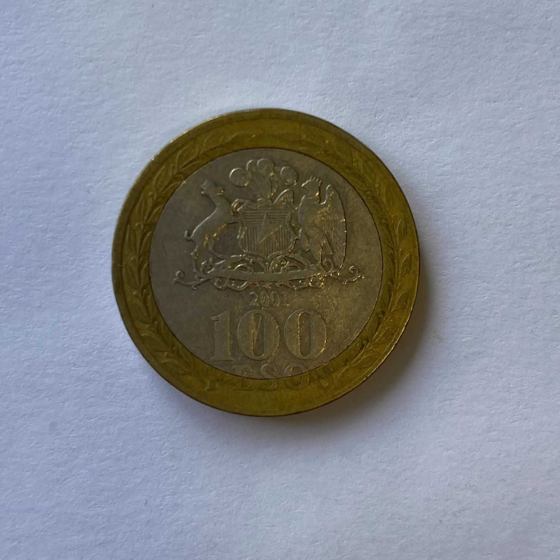 Anverso de 100 Pesos, 2001