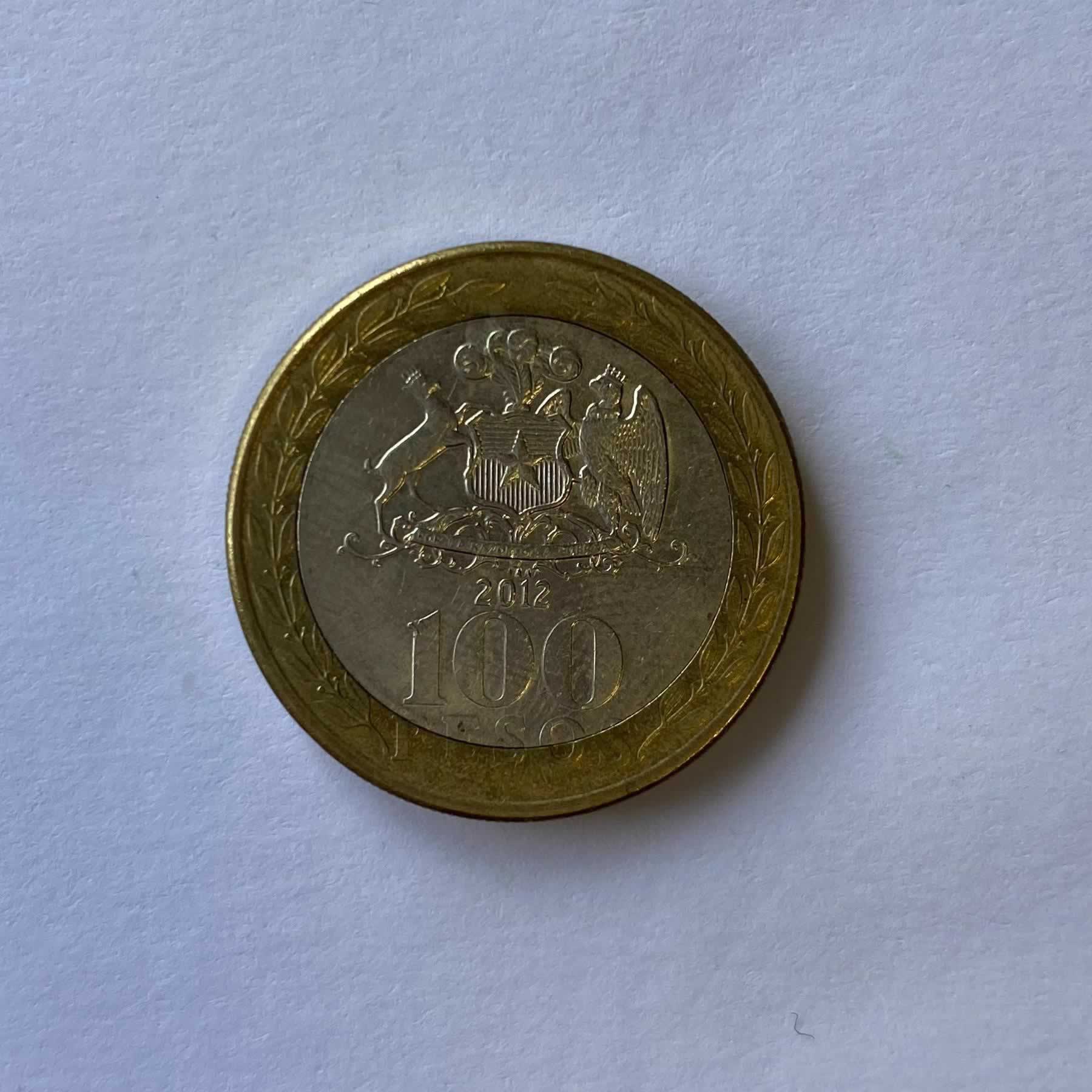 Anverso de 100 Pesos, 2012