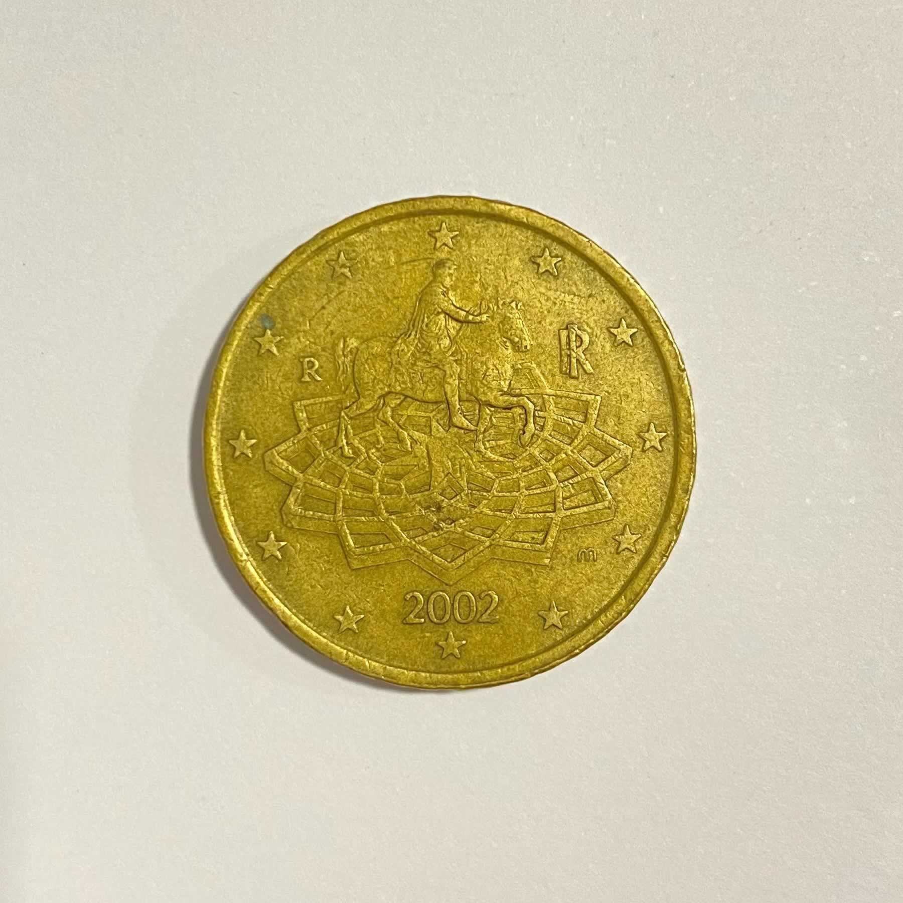 Reverso de 50 Céntimos de Euro, 2002