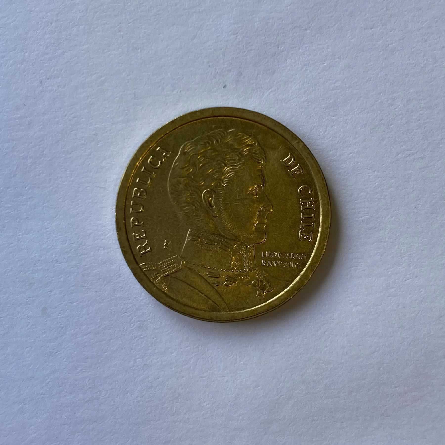 Reverso de 10 Pesos, 2012