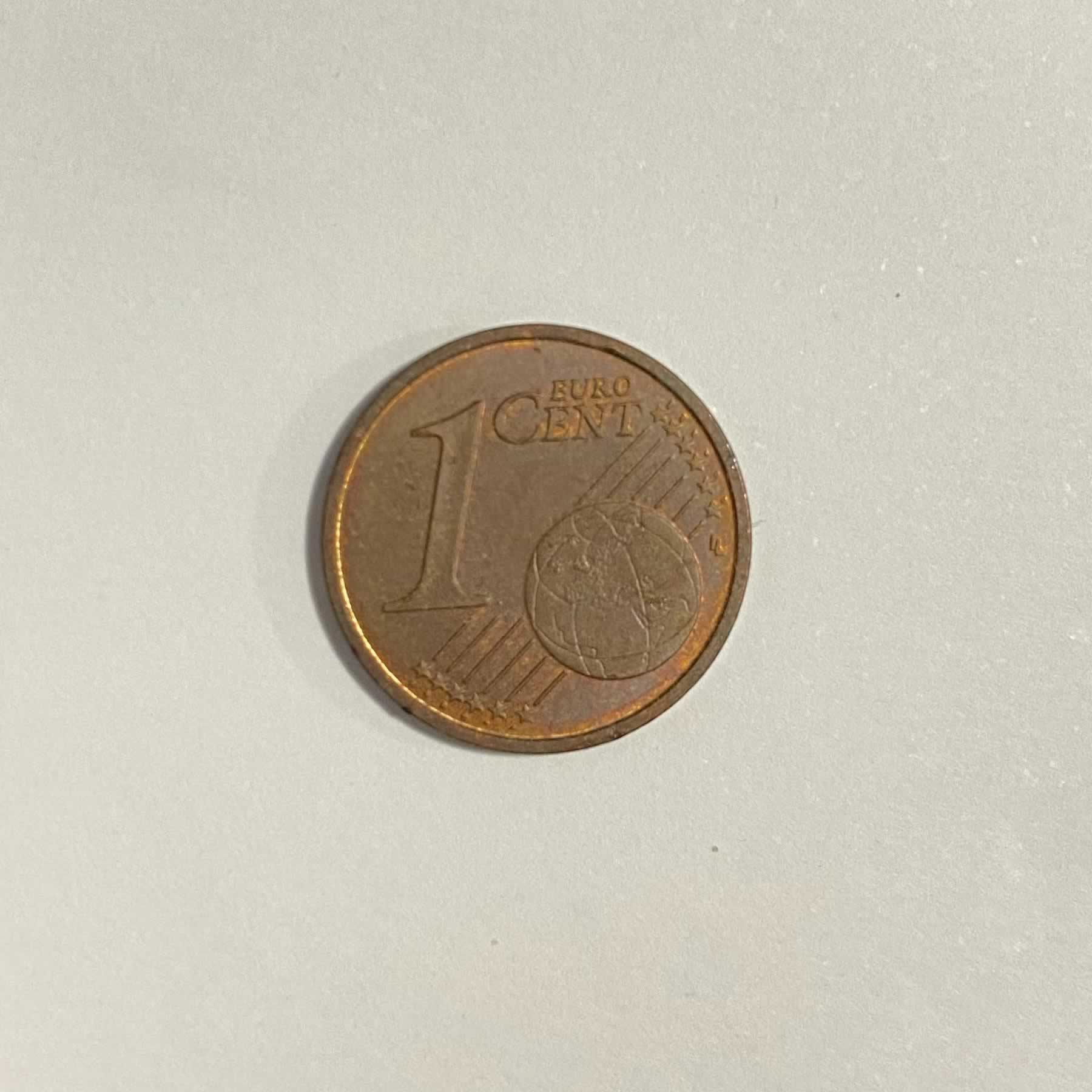 Anverso de 1 Céntimo de Euro, 2015