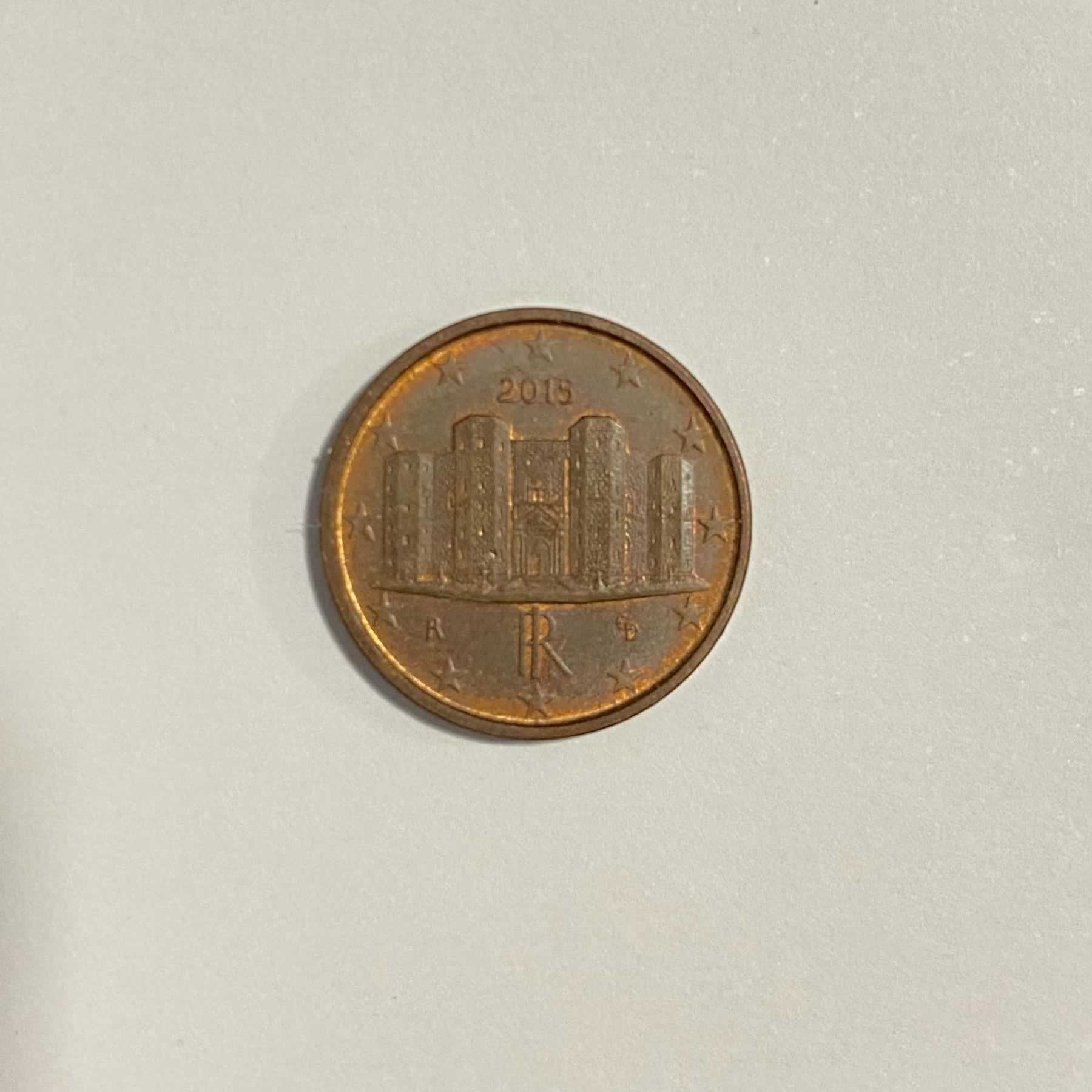 Reverso de 1 Céntimo de Euro, 2015