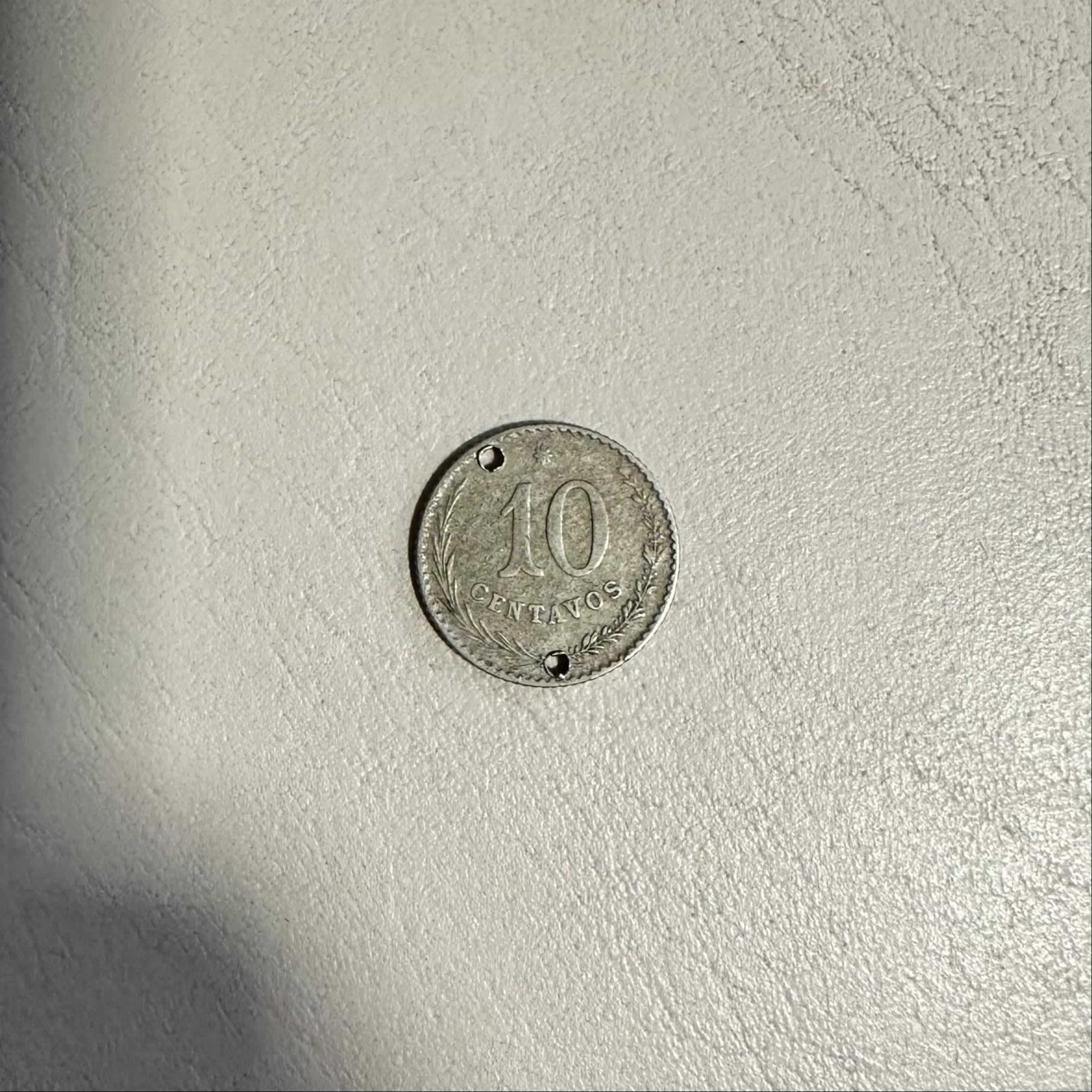Anverso de 10 Centavos, 1900, Paraguay