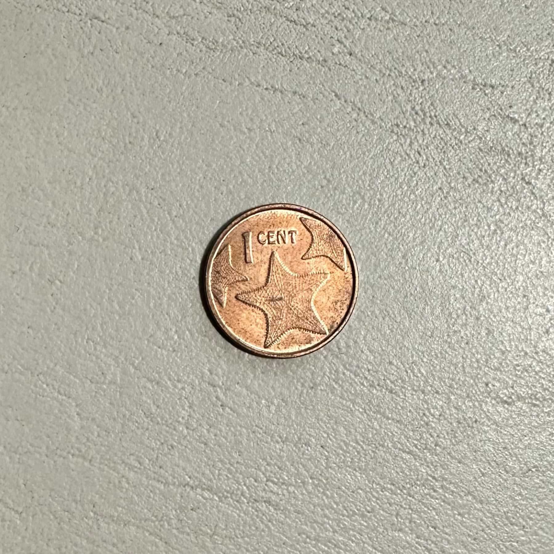 Anverso de 1 Centavo, 2015, Bahamas