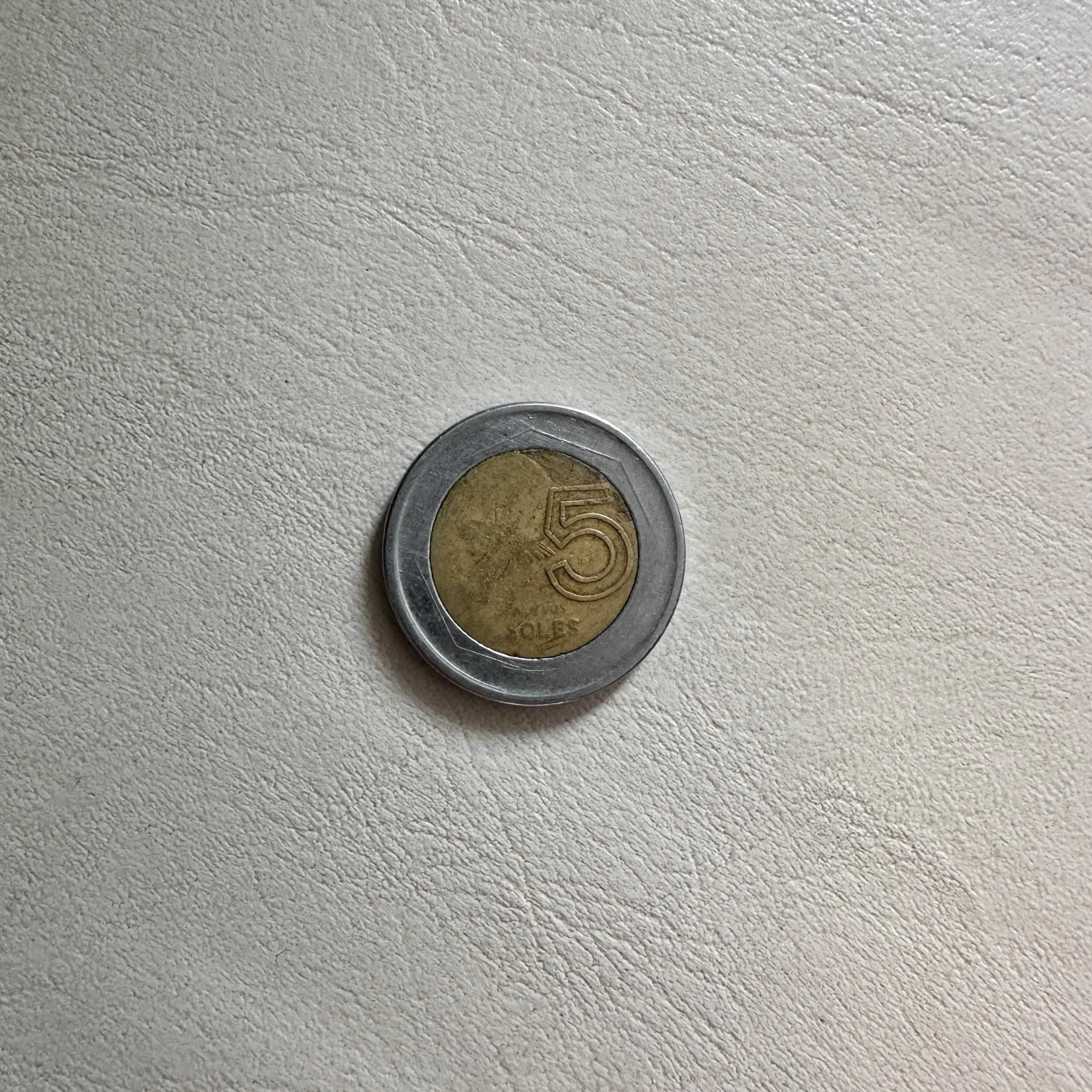Anverso de 5 Soles, 2000