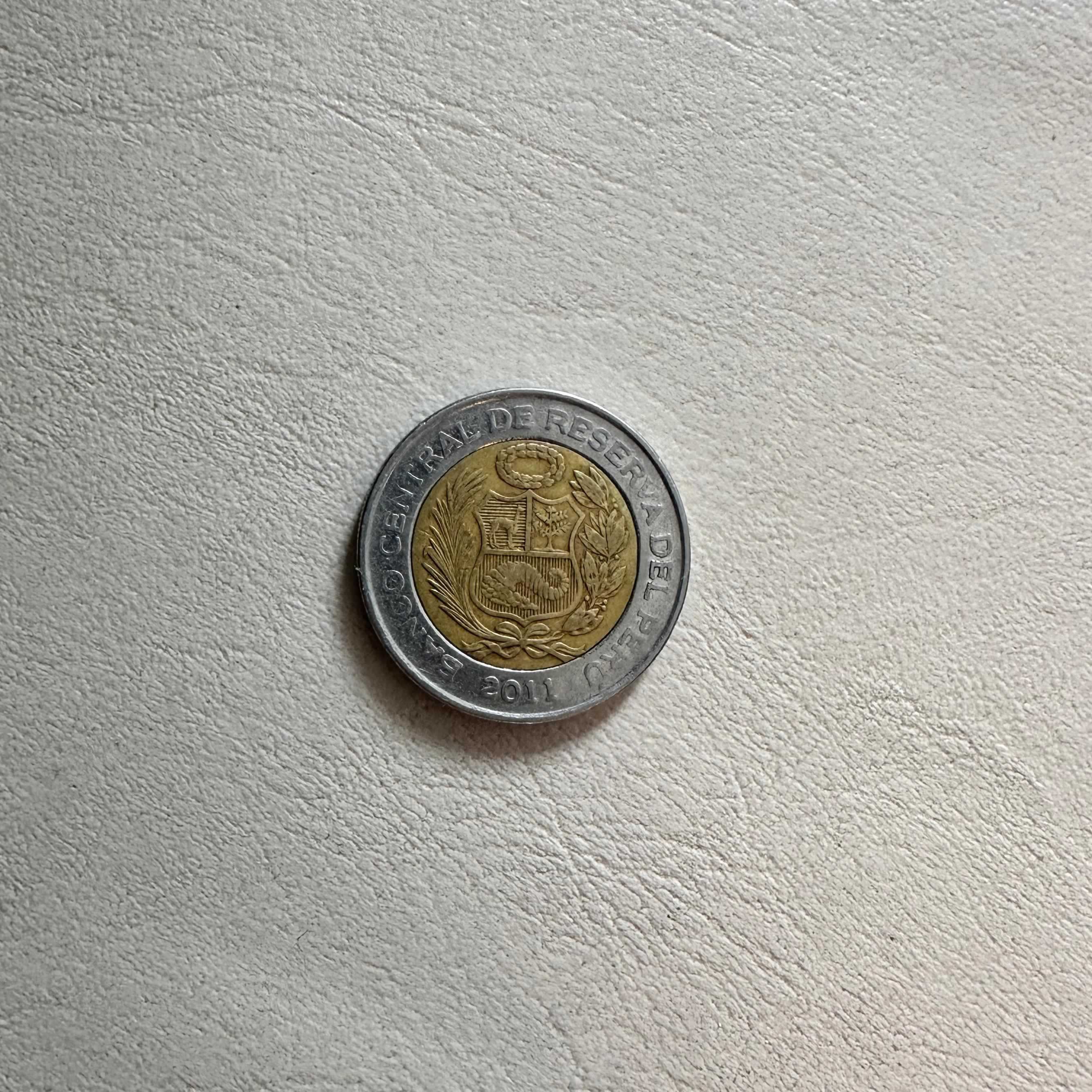 Reverso de 5 Soles, 2011
