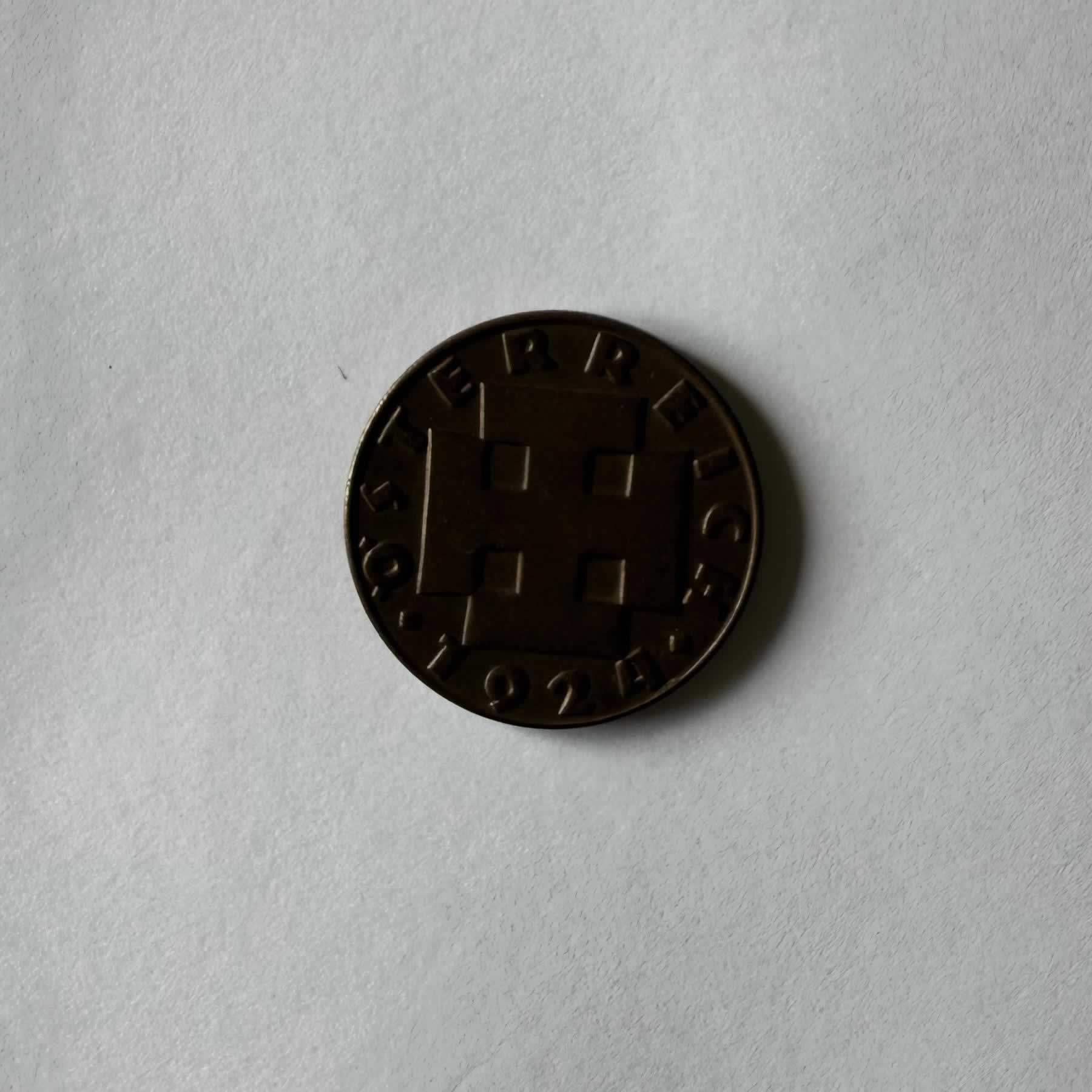 Reverso de 200 Coronas, 1924