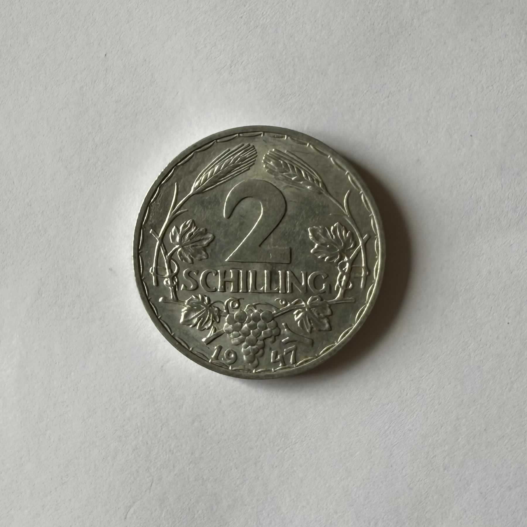 Anverso de 2 Schilling, 1947